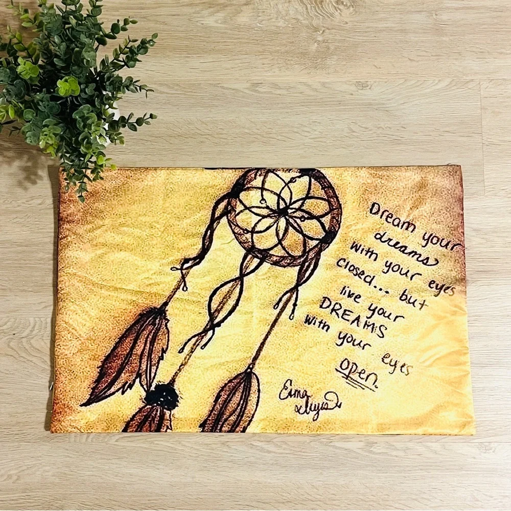 Dream Catcher Dreamcatcher Pillowcase Zippered Washable Pillow Case